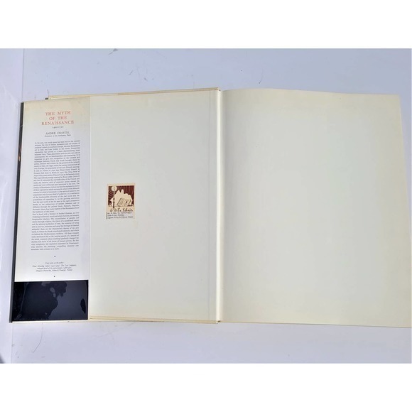 The Myth Of The‎ Renaissance by Andre Chastel, Art History 1969 Hardcover Book - Picture 8 of 11
